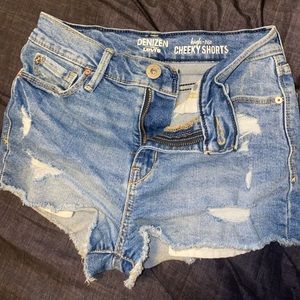 levi check jeans size 1-2